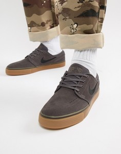 Серые кроссовки Nike SB Zoom Stefan Janoski 333824-069 - Серый