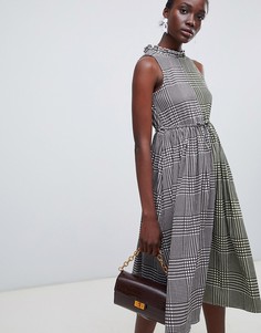 Платье миди в клетку Vero Moda - Мульти