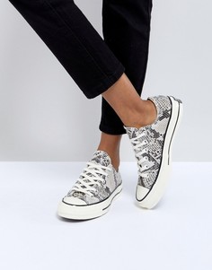 Кроссовки с принтом под кожу змеи Converse Chuck Taylor All Star 70 - Мульти