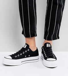 Черные кеды на платформе Converse Chuck Taylor All Star Ox - Черный