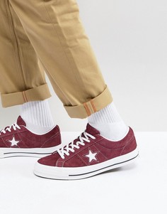 Коричневые кеды Converse One Star Ox 158370C - Коричневый