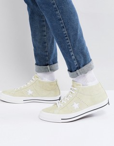 Желтые кеды средней высоты Converse One Star 159594C - Желтый