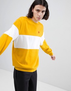 Желтый свитшот с круглым вырезом Converse Cons 10005686-A02 - Желтый