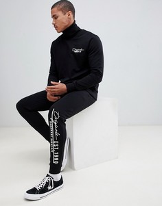 Джоггеры с принтом Jack & Jones Originals - Черный