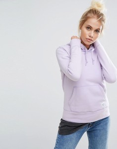 Худи серого цвета Converse Essentials - Фиолетовый