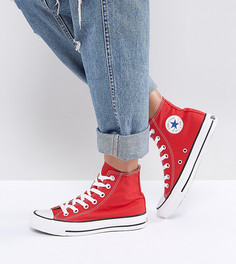 Красные высокие кроссовки Converse Chuck Taylor - Красный