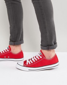 Красные кеды Converse All Star ox m9696 - Красный