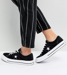 Черные кроссовки Converse One Star Ox - Черный