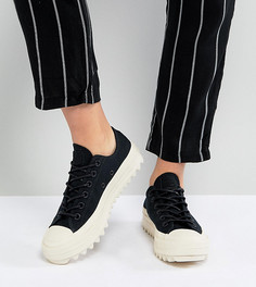 Черные кеды на платформе с рифленой подошвой Converse Chuck Taylor All Star Ox - Черный
