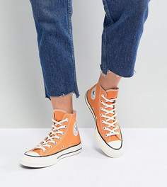 Оранжевые высокие кроссовки Converse Chuck 70 - Оранжевый
