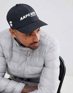 Черная бейсболка с логотипом AAPE By A Bathing Ape - Черный