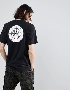 Черная футболка Converse Cons Court 10005691-A02 - Черный