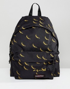 Рюкзак с банановым принтом Eastpak Andy Warhol Pakr - Черный