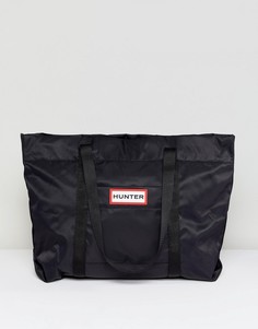 Черная нейлоновая дорожная сумка в спортивном стиле Hunter Original - Черный