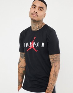 Черная футболка с логотипом Nike Jordan Air AA1907-010 - Черный