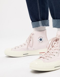 Розовые высокие кеды Converse Chuck Taylor All Star 70 160492C - Розовый