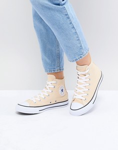 Желтые высокие кеды Converse Chuck Taylor All Star - Желтый