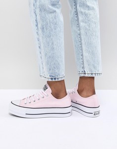 Розовые кроссовки на платформе Converse Chuck Taylor All Star - Розовый