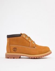 Ботильоны чукка из нубука с кожаной отделкой Timberland Nellie - Бежевый
