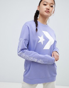 Фиолетовый свитшот Converse - Фиолетовый