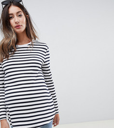 Свободный лонгслив в полоску ASOS DESIGN Maternity - Мульти