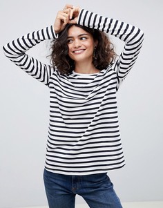 Свободный лонгслив в полоску ASOS DESIGN - Мульти