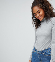 Серый лонгслив-водолазка ASOS DESIGN Tall - Серый