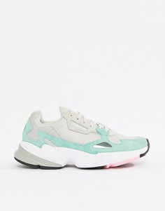 Серо-мятные кроссовки adidas Originals Falcon - Серый