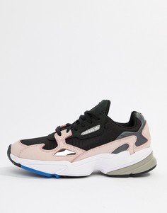 Черно-розовые кроссовки adidas Originals Falcon - Мульти