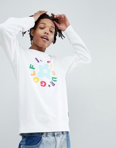 Белый свитшот Converse x Golf Le Fleur 10009027-A02 - Белый