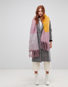 Шарф колор блок с кисточками Vero Moda - Мульти