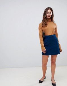 Вельветовая мини-юбка Vero Moda - Синий