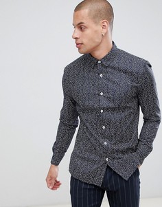 Зауженная эластичная рубашка ASOS DESIGN - Белый