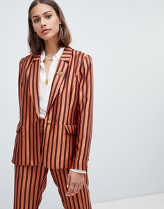 Блейзер с полосками Maison Scotch - Мульти