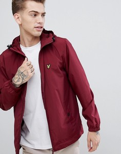 Куртка на молнии с капюшоном Lyle & Scott - Красный