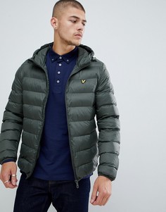 Легкая дутая куртка Lyle & Scott - Зеленый