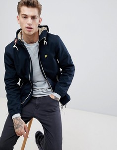Саржевая куртка с капюшоном Lyle & Scott - Темно-синий