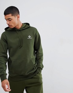 Худи зеленого цвета с логотипом Converse 10009140-A01 - Зеленый
