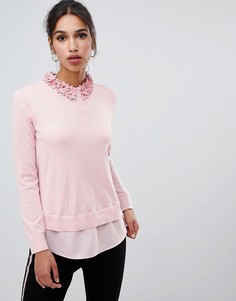 Джемпер с отделкой Ted Baker Nansea - Розовый
