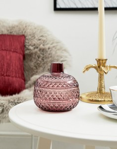 Фиолетовый стеклянный контейнер для хранения Bloomingville - Мульти