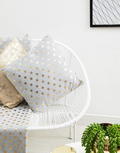 Подушка 45 x 45 см в горошек Bloomingville - Мульти