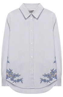 Хлопковая блуза с вышивкой Ermanno Scervino
