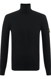 Однотонная водолазка из шерсти Stone Island