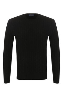 Кашемировый джемпер фактурной вязки Polo Ralph Lauren