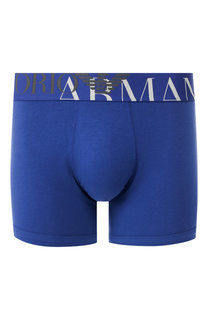Хлопковые боксеры с широкой резинкой Emporio Armani