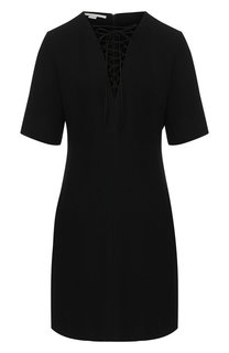 Однотонное платье со шнуровкой Stella McCartney