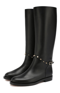 Кожаные сапоги Valentino Garavani Rockstud Valentino
