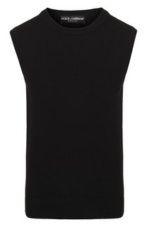 Кашемировый топ с круглым вырезом Dolce & Gabbana
