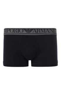 Хлопковые боксеры с широкой резинкой Emporio Armani