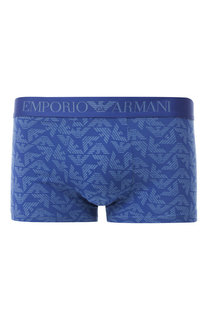 Хлопковые боксеры с широкой резинкой Emporio Armani